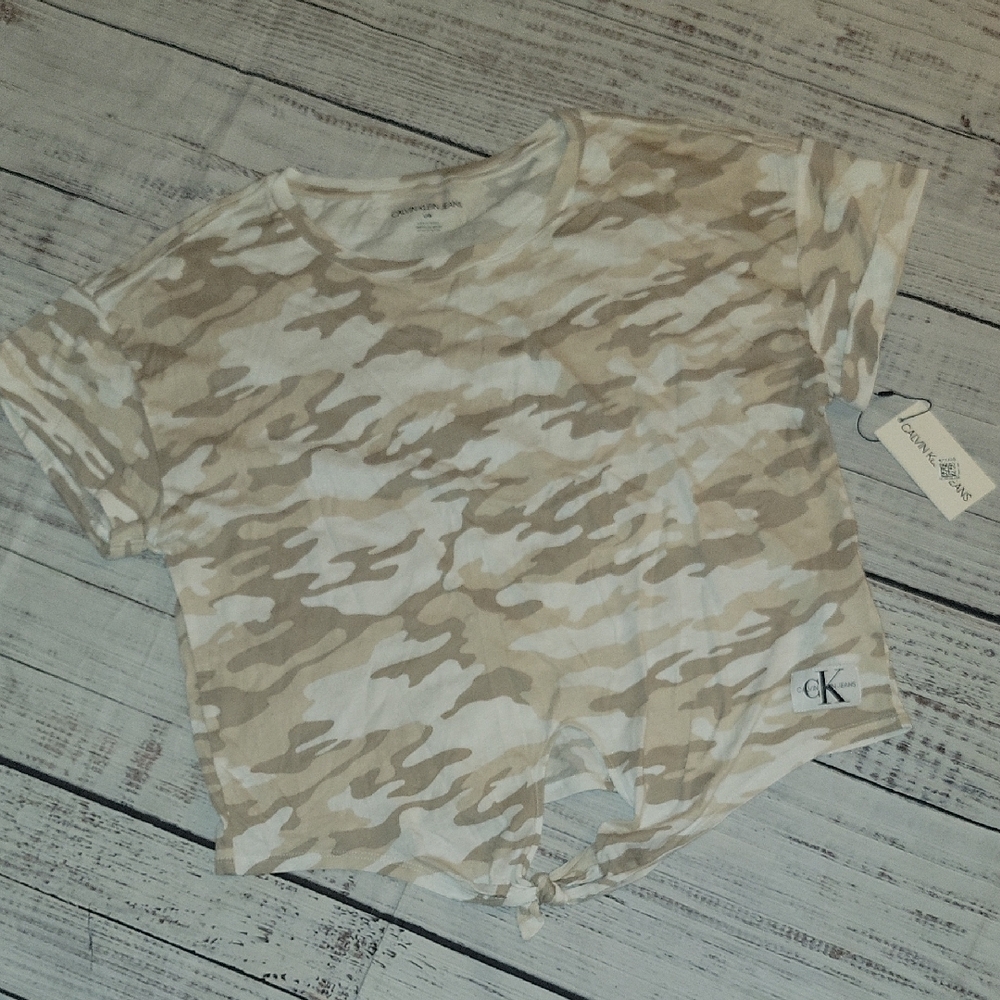 Calvin Klein Tan Short Sleeve Tee